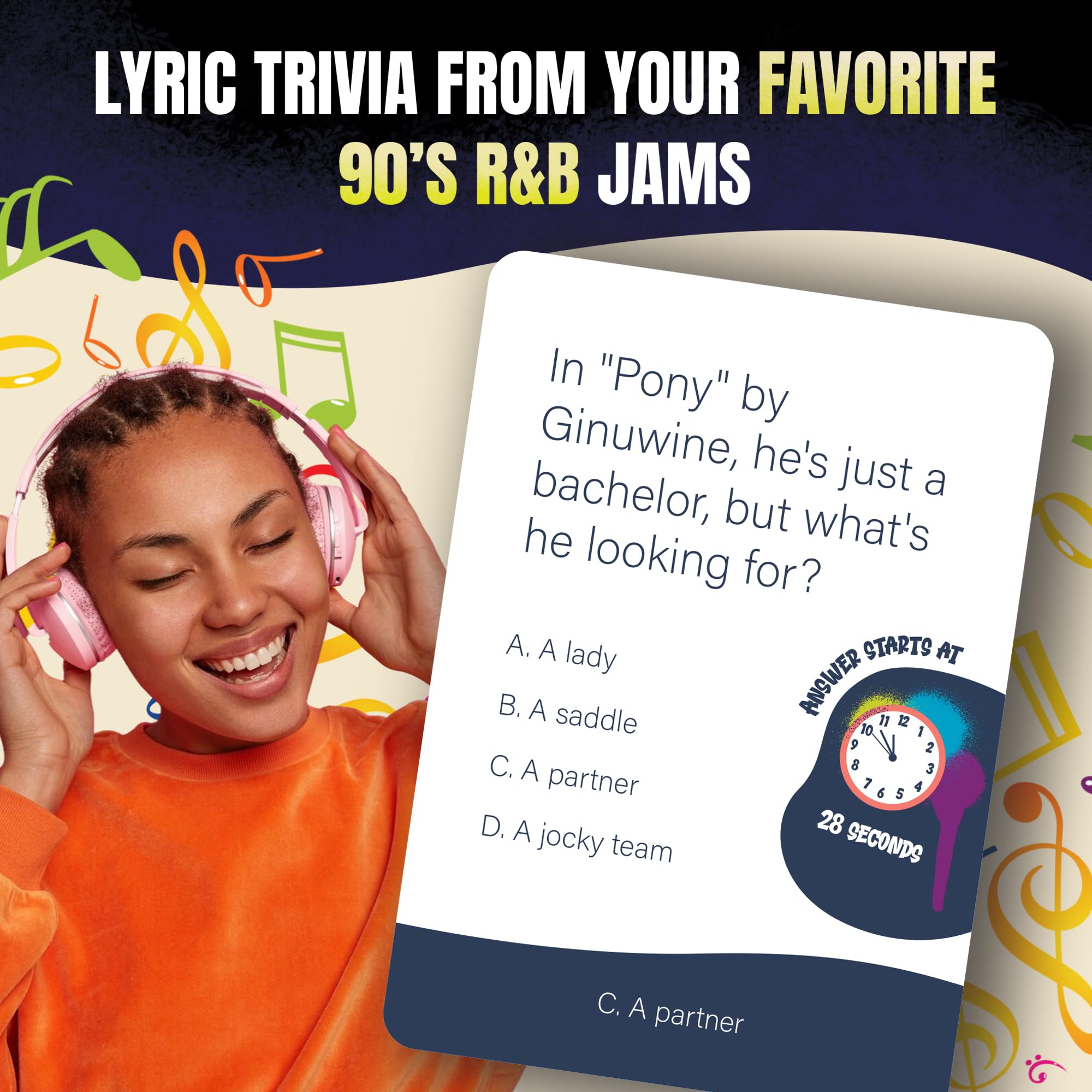 Lyric Legend 90s R&B Trivia Game