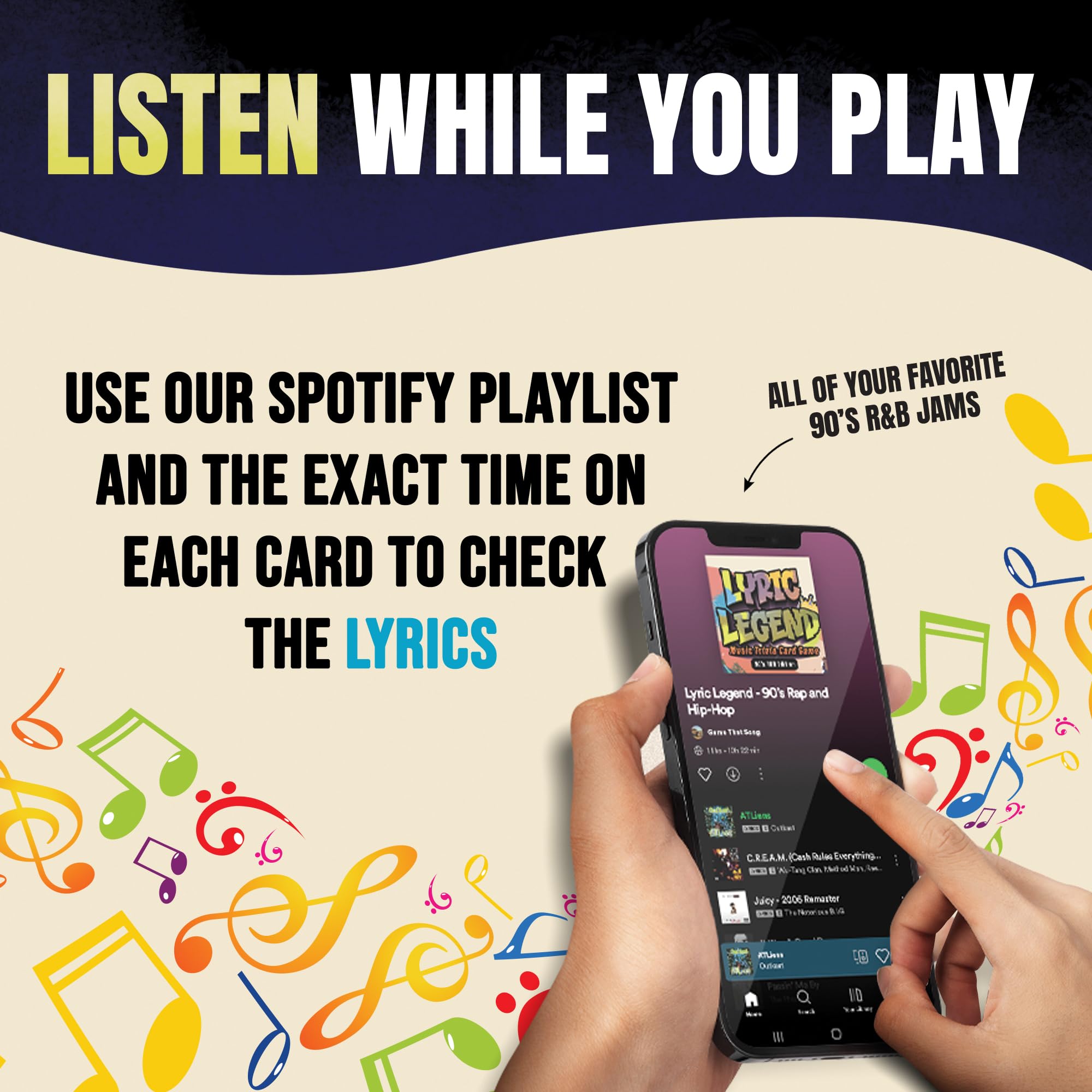 Lyric Legend 90s R&B Trivia Game